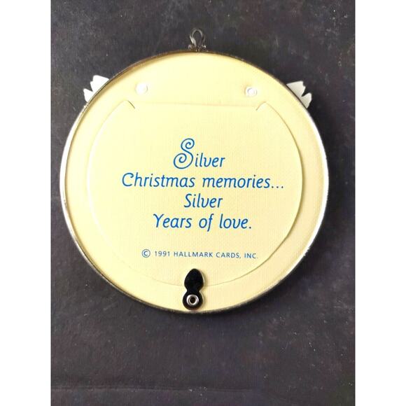 Hallmark Keepsake Ornament Twenty Five Years Together Photo Holder 1991 - Picture 6 of 6